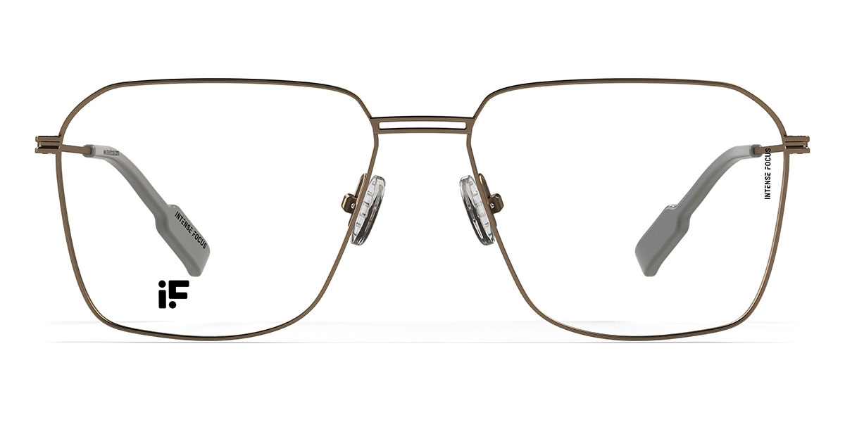 Brown Dapper 16 - Square Glasses