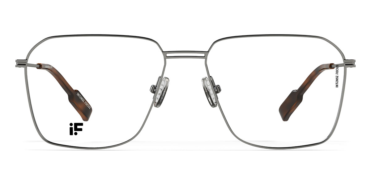 Silver Dapper 16 - Square Glasses