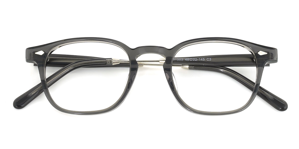 Grey Beck - Rectangle Glasses