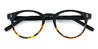 Black Tortoiseshell Chester - Oval Glasses