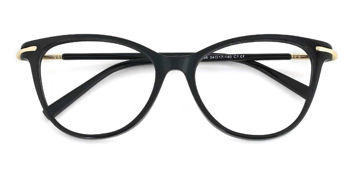 Black Donald - Cat Eye Glasses