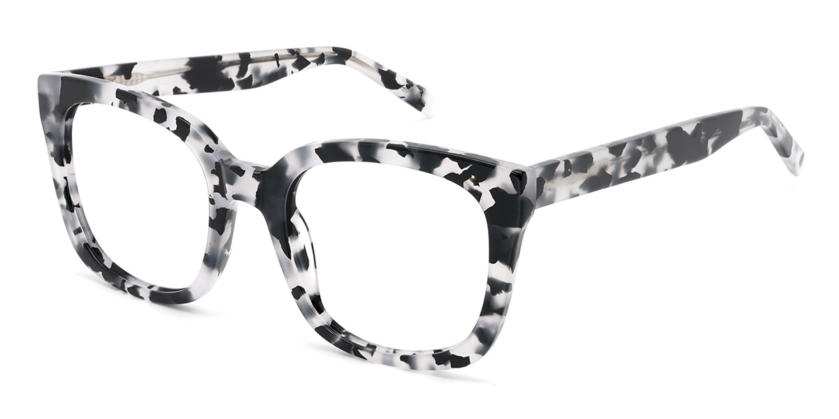 Black Tortoiseshell Sahana - Square Glasses