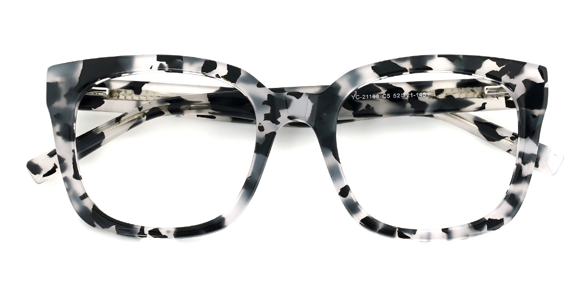 Black Tortoiseshell Sahana - Square Glasses