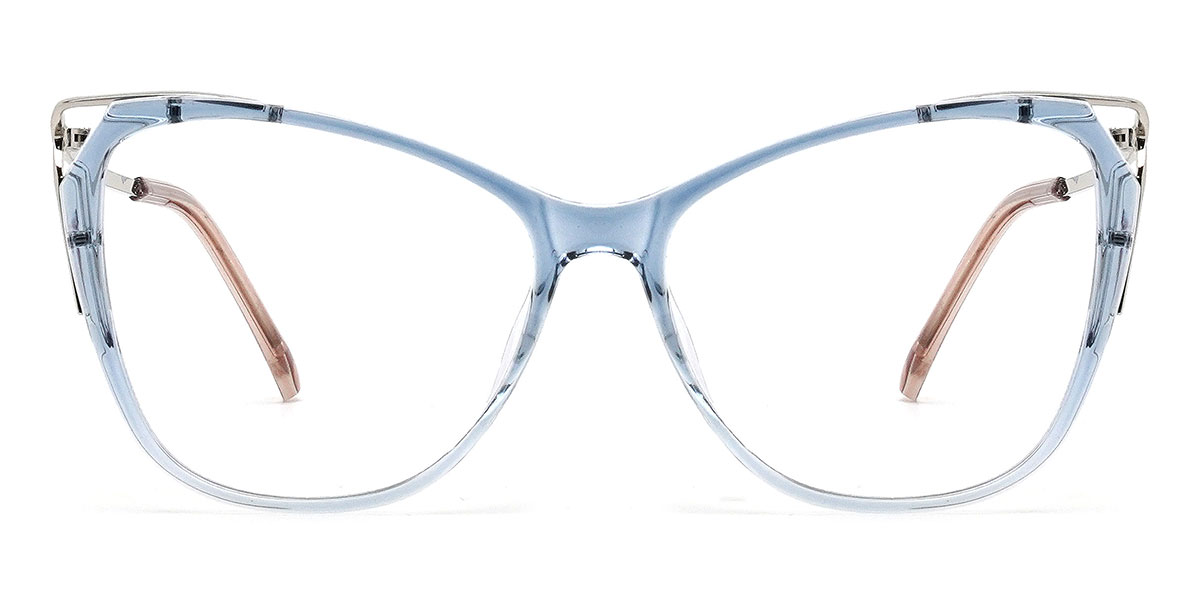 Gradient Blue Kyna - Cat Eye Glasses