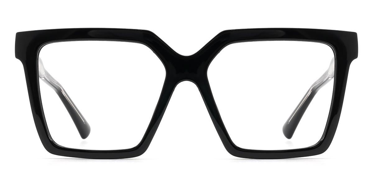 Black Heather - Square Glasses