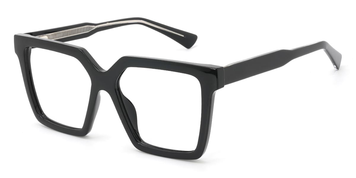 Schwarz Heather - Square Glasses