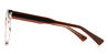 Deep Brown Heather - Square Glasses