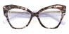 Red Tortoiseshell Giles - Cat Eye Glasses