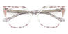 Pink Clear Fabian - Cat Eye Glasses