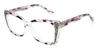 Black Purple Edmund - Rectangle Glasses