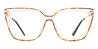 Tawny Tortoiseshell Monica - Cat Eye Glasses