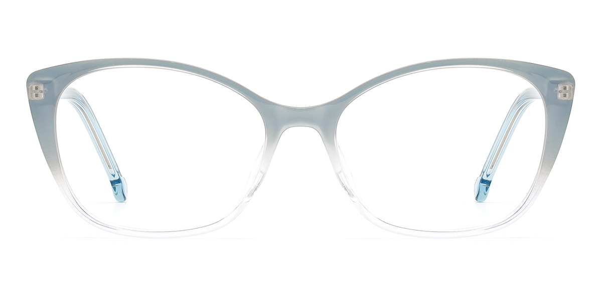 Gradient Blue Kristin - Rectangle Glasses