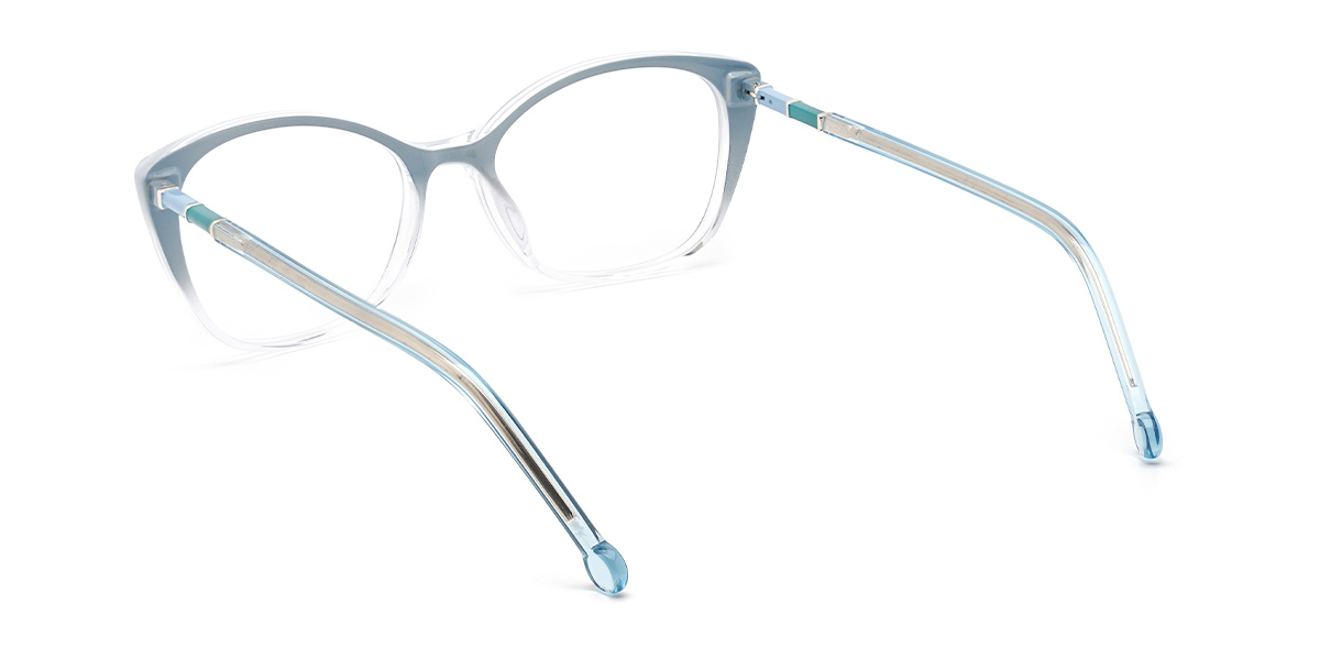 Gradient Blue Kristin - Rectangle Glasses