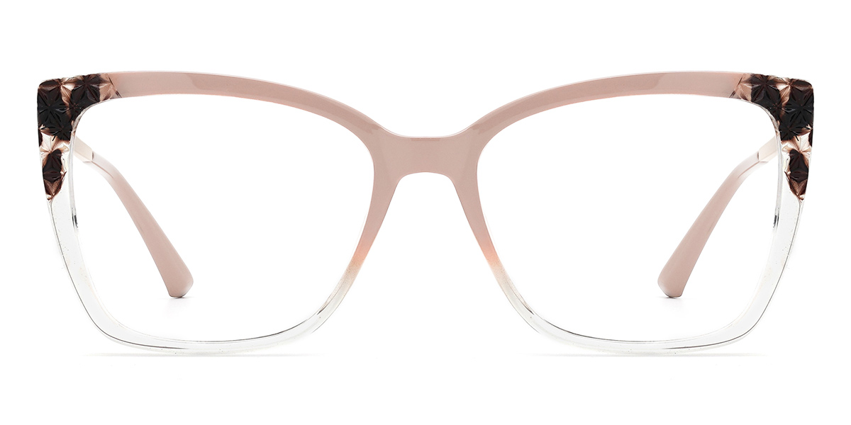 Cameo Brown Brown Spots Lyric - Square Glasses
