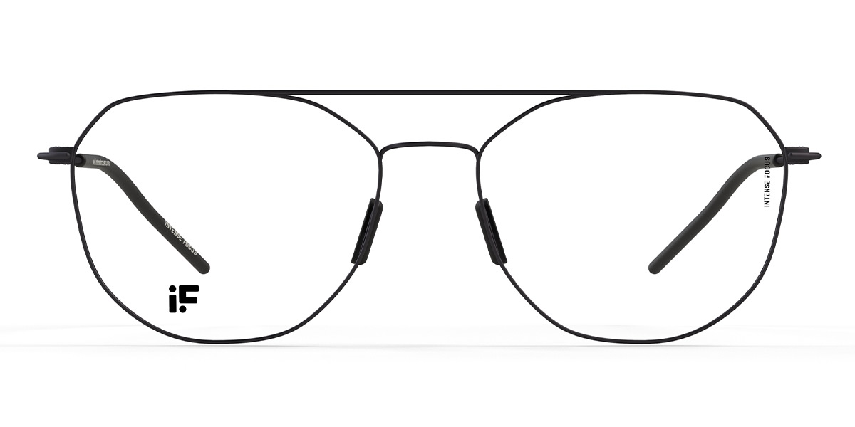 Black Luster 25 - Aviator Glasses
