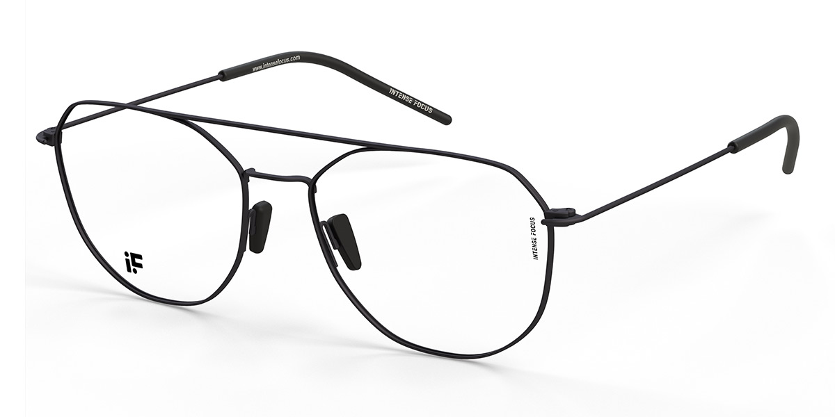 Black Luster 25 - Aviator Glasses