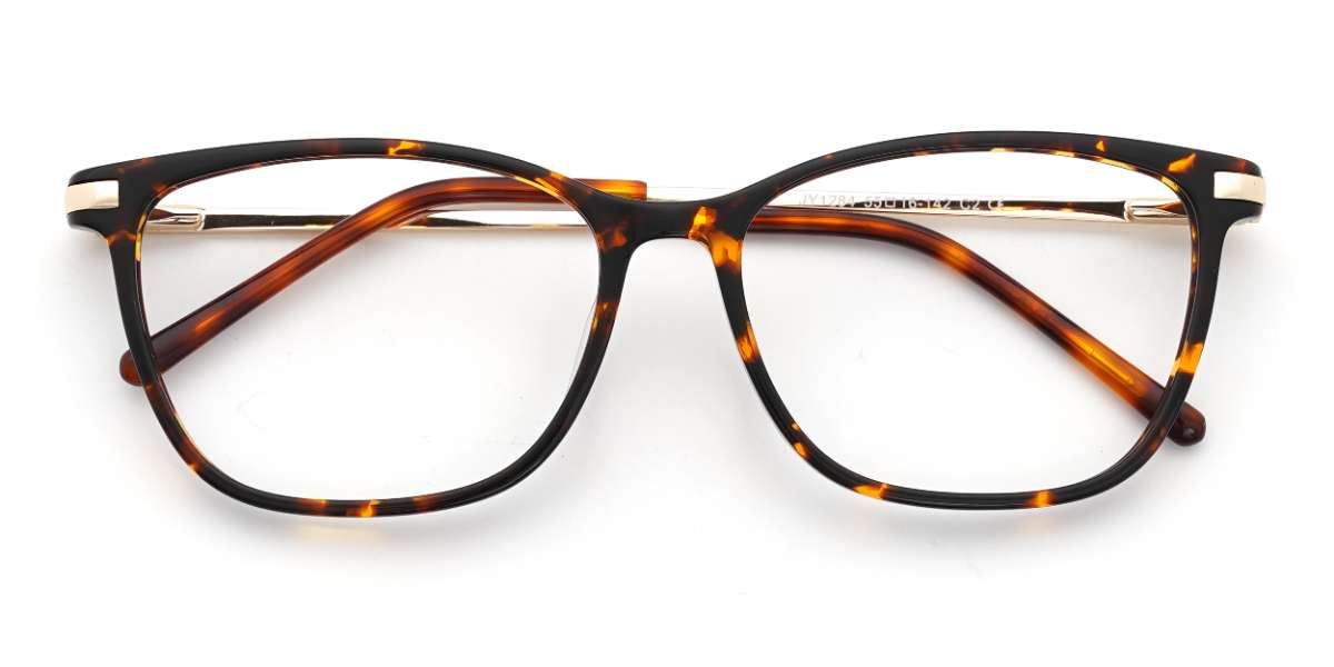 Tortoiseshell Abraham - Rectangle Glasses