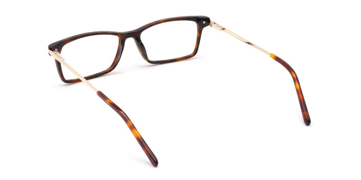 Tortoiseshell Beacher - Rectangle Glasses