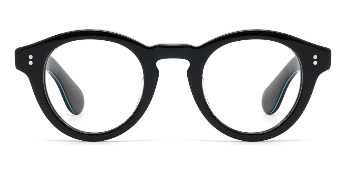 Black Franklin - Oval Glasses