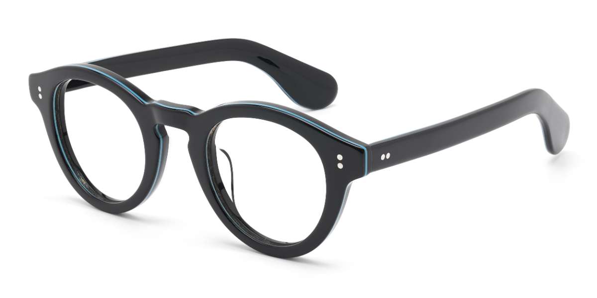 Black Franklin - Oval Glasses