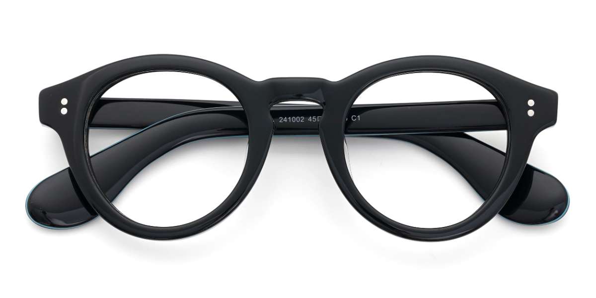 Black Franklin - Oval Glasses