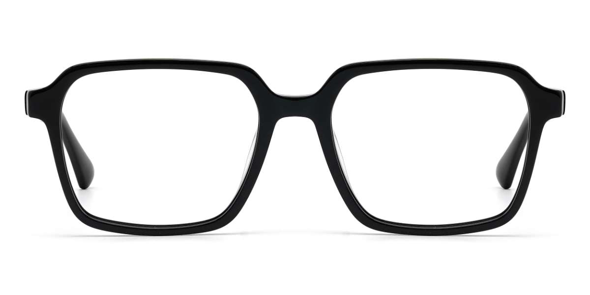 Black Archer - Rectangle Glasses