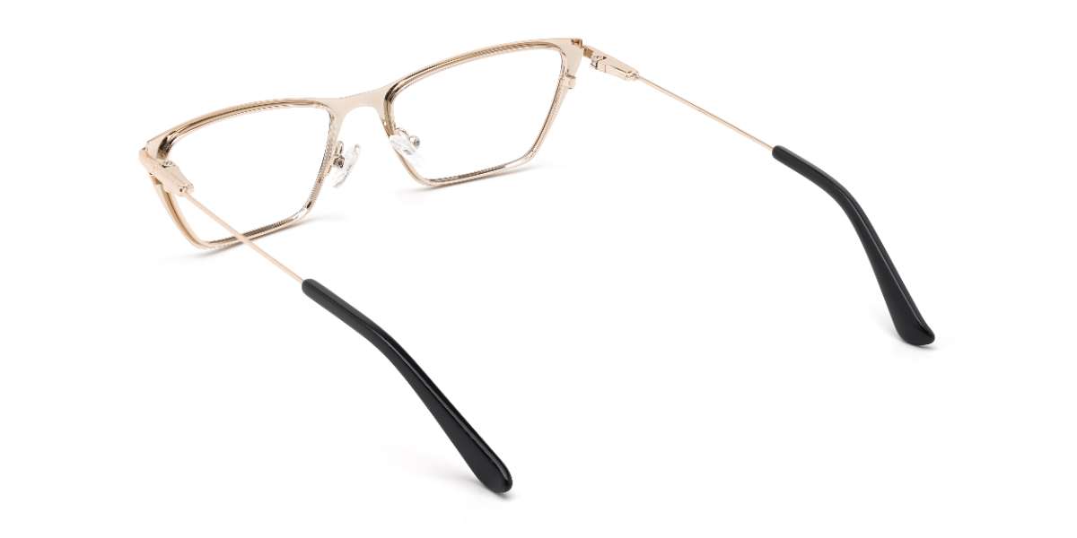 Black Gustave - Rectangle Glasses