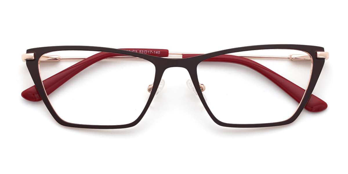 Marron Gustave - Rectangle Glasses