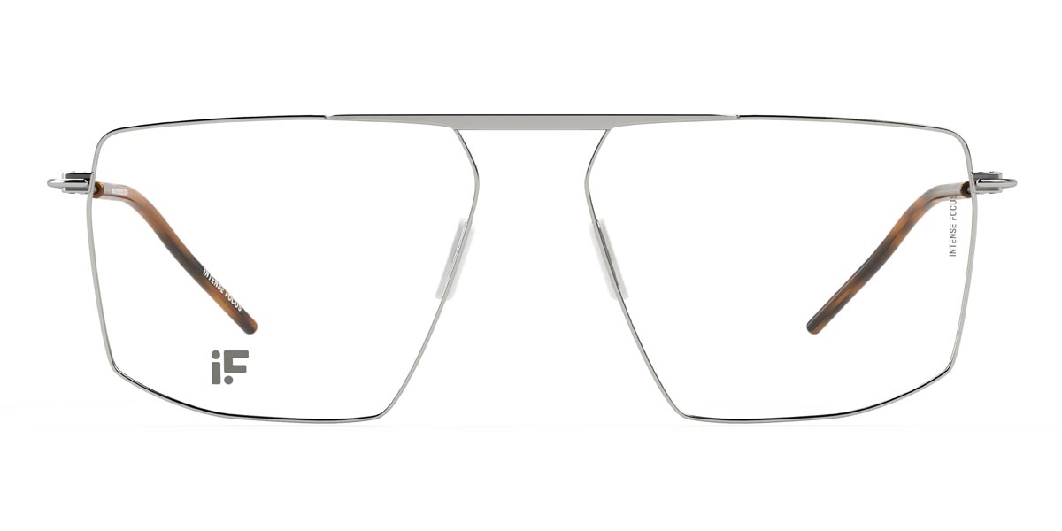 Silver Luster 27 - Square Glasses