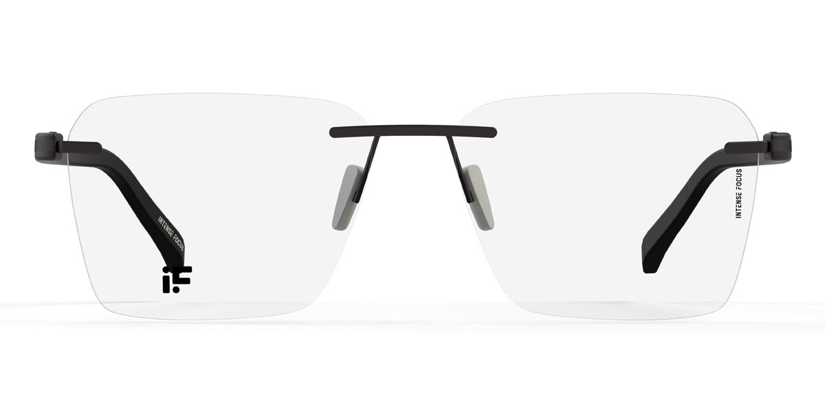 Black Rimlock 11 - Rectangle Glasses