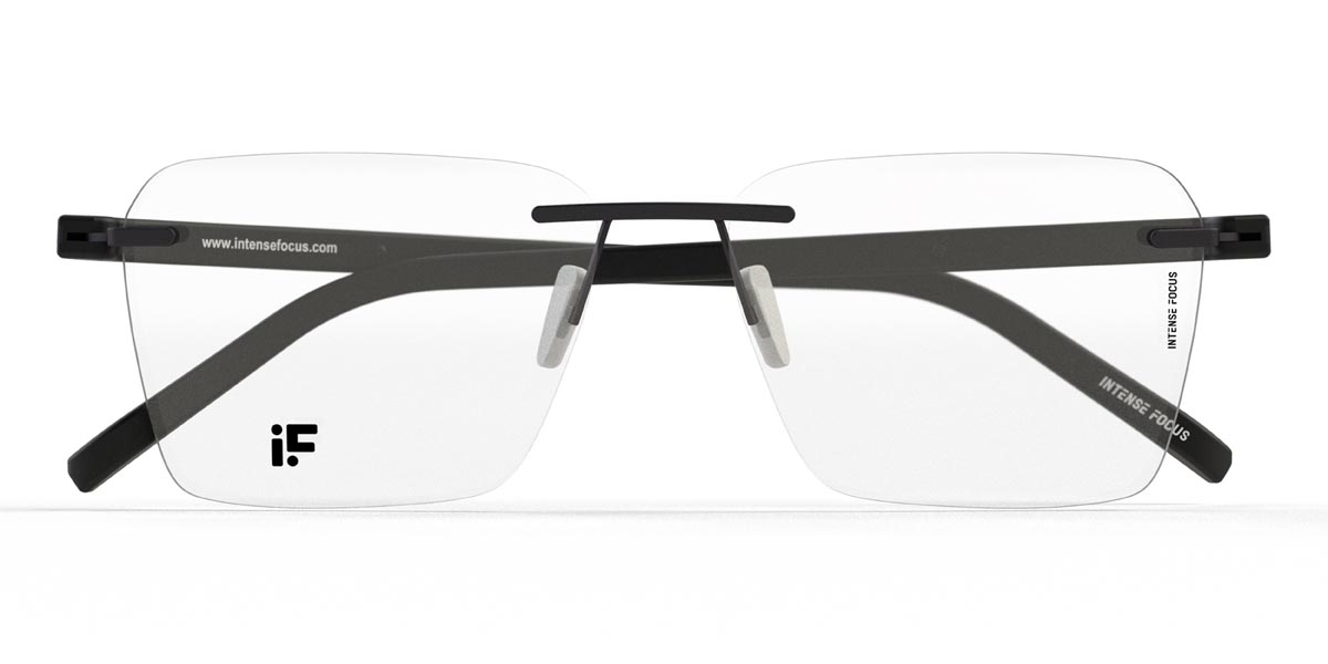 Noir Rimlock 11 - Rectangle Glasses