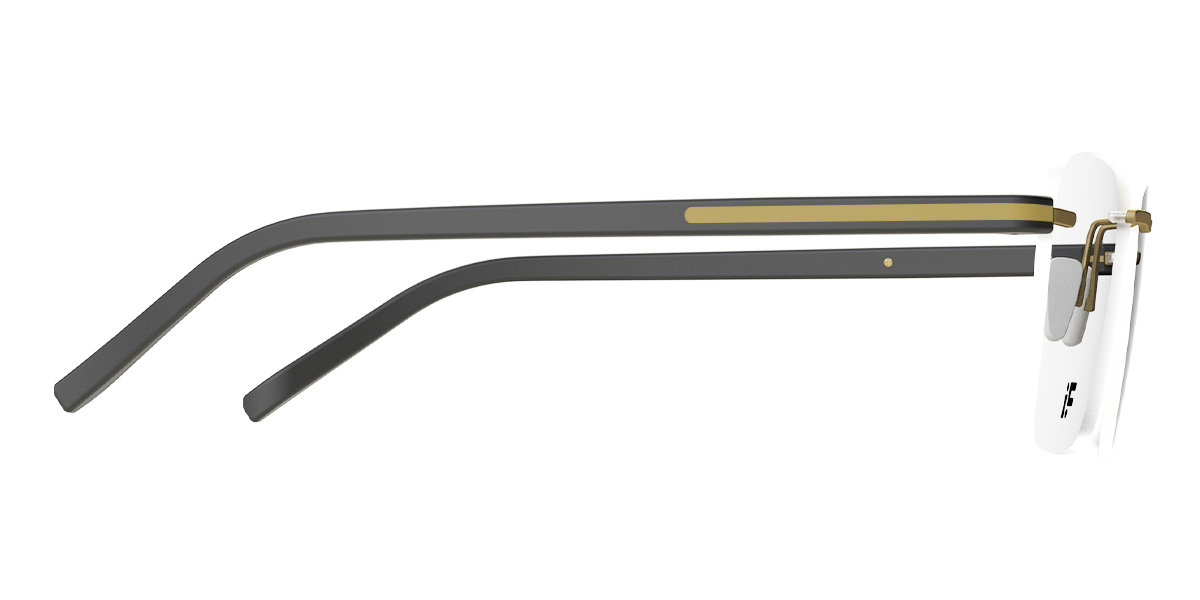 Gold Rimlock 11 - Rectangle Glasses