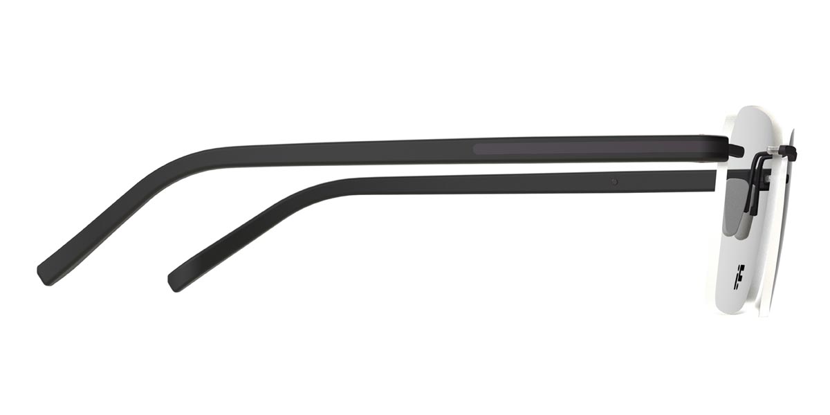 Noir Rimlock 11 - Rectangle Glasses