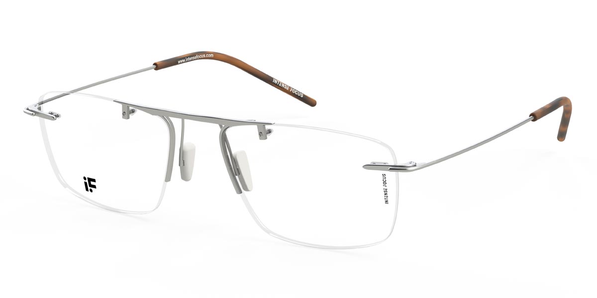 Silber Rimlock 9+ - Rectangle Glasses