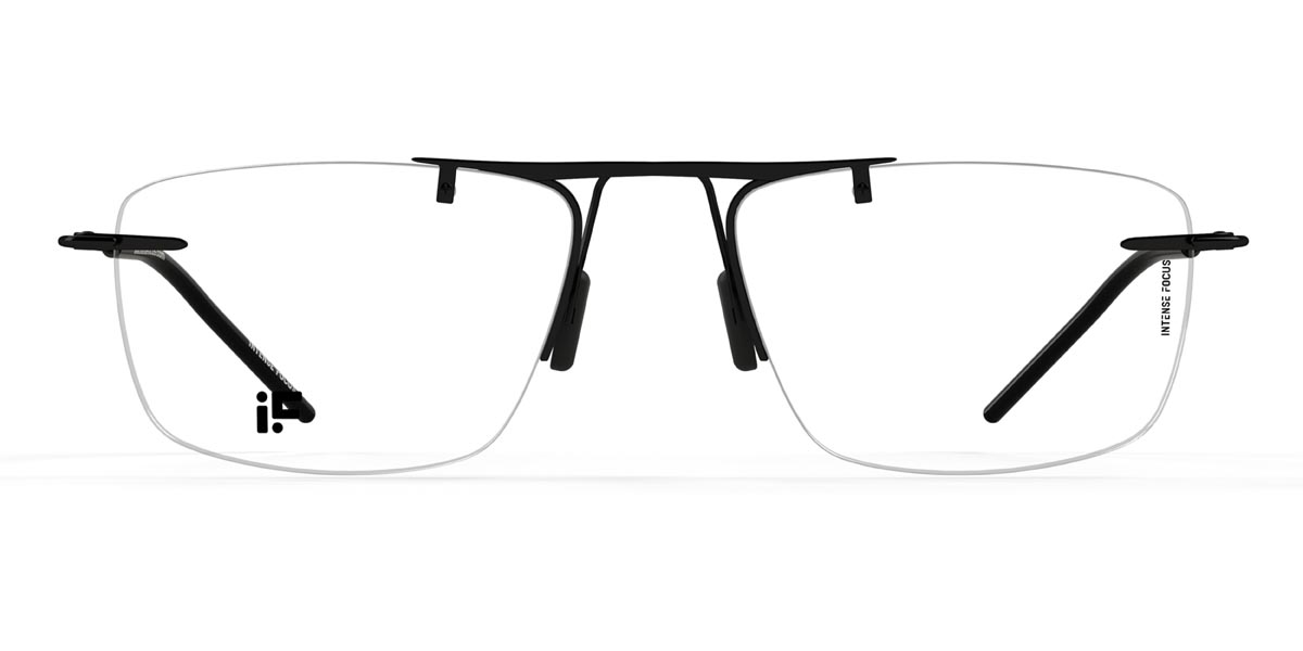 Black Rimlock 9+ - Rectangle Glasses