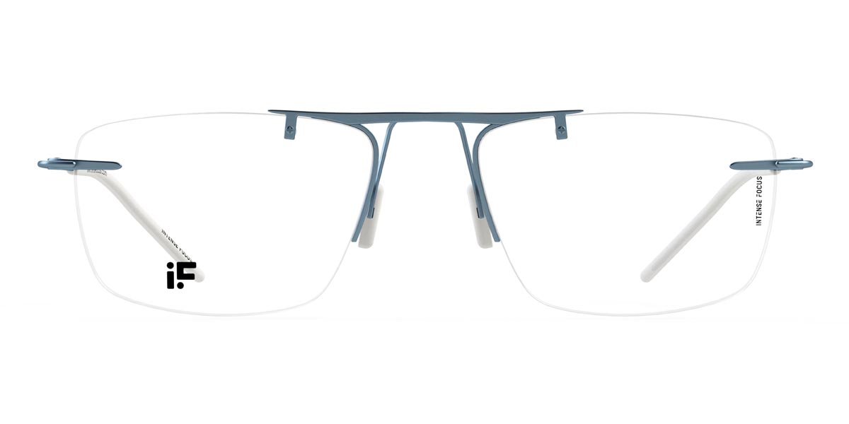 Blue Rimlock 9+ - Rectangle Glasses