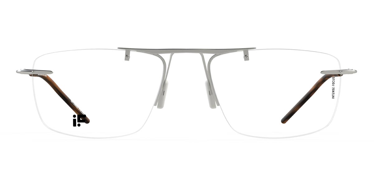 Silver Rimlock 9+ - Rectangle Glasses