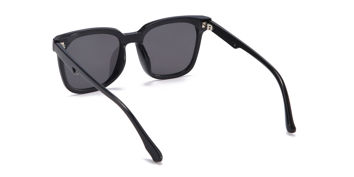 Negro Gris Raymond - Square Sunglasses