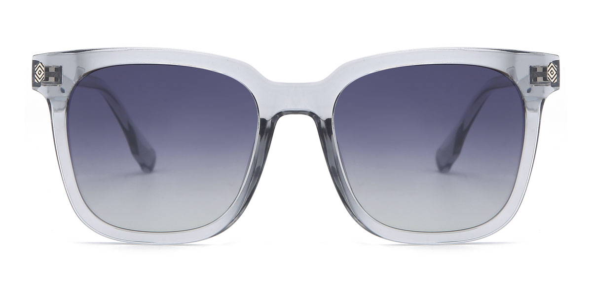 Clair Gris Graduel Bleu Raymond - Square Sunglasses