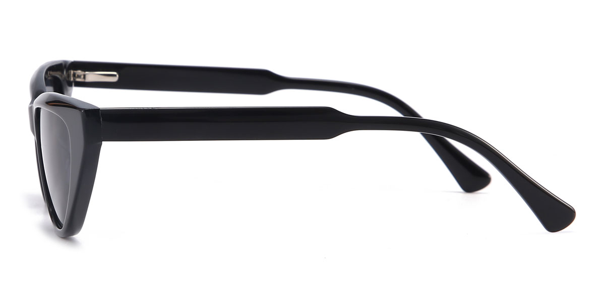 Black Grey Zona - Cat Eye Sunglasses