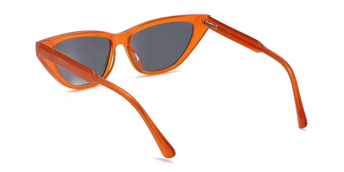 Naranja Gris Zona - Cat Eye Sunglasses