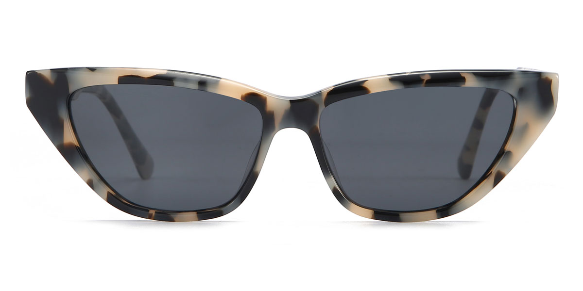 Tortoiseshell Grey Zona - Cat Eye Sunglasses