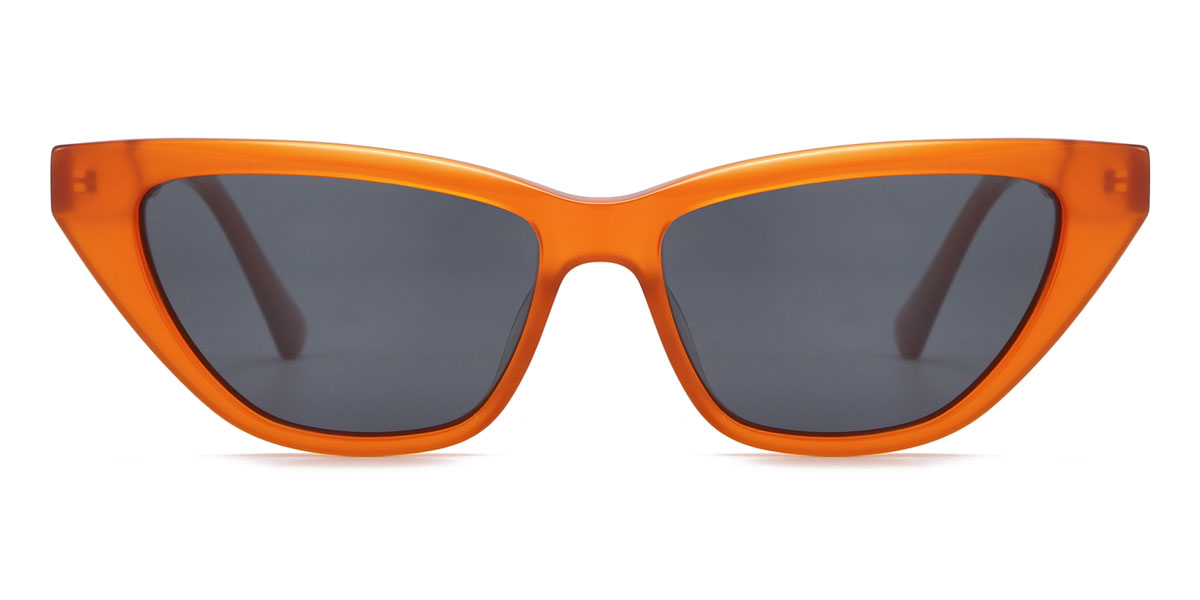 Orange Grau Zona - Cat Eye Sunglasses