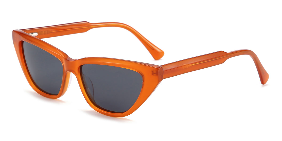 Orange Gris Zona - Cat Eye Sunglasses