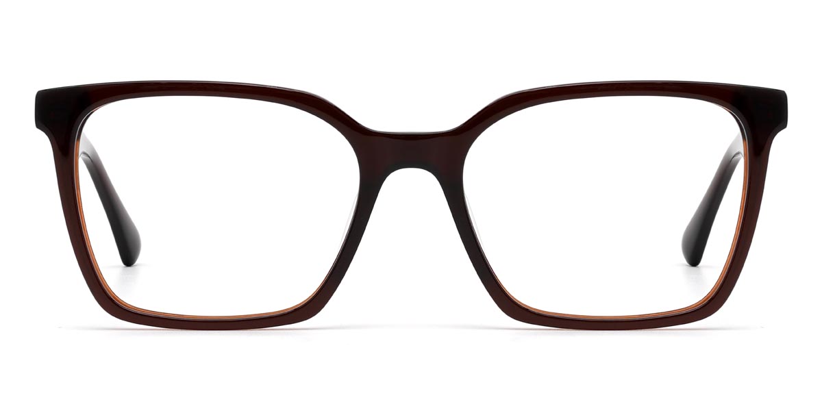 Brown Truda - Rectangle Glasses