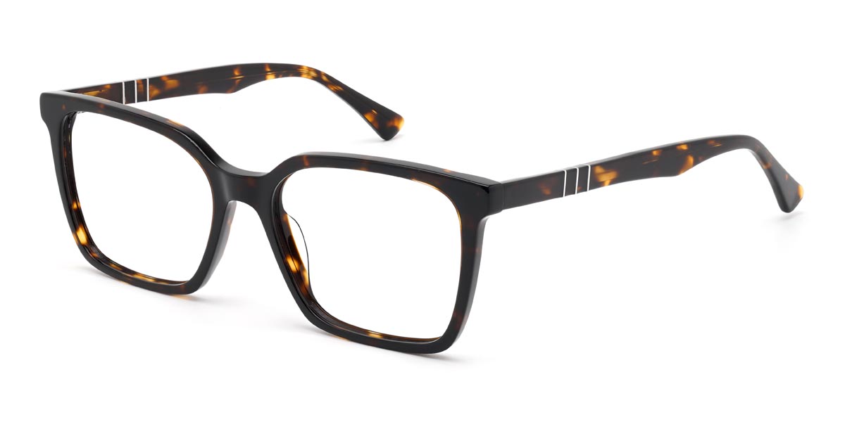 Tortoiseshell Truda - Rectangle Glasses