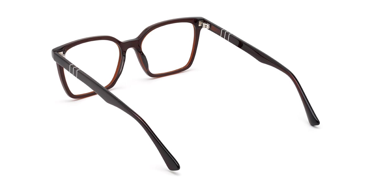 Marron Truda - Rectangle Glasses