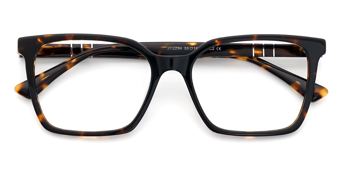 Tortoiseshell Truda - Rectangle Glasses