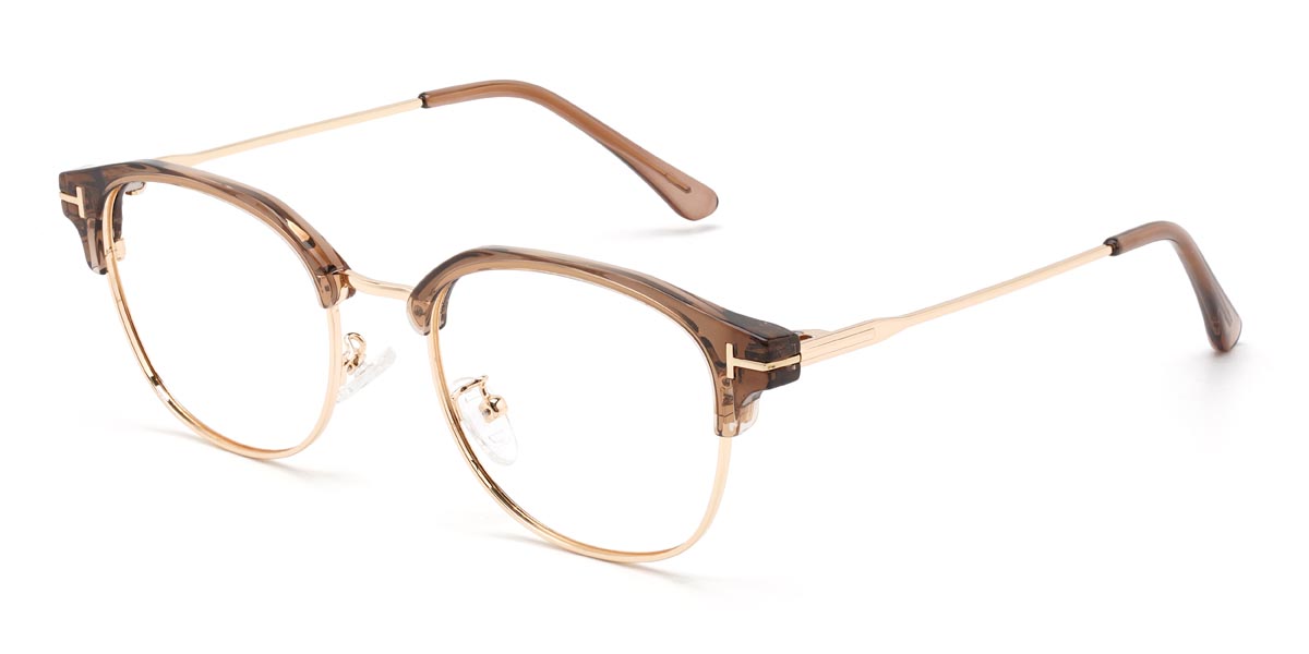 Brown Vanessa - Rectangle Glasses