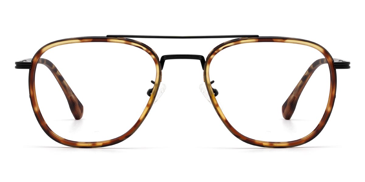 Noir Écaille de tortue Sidney - Aviator Glasses